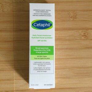 NIB Cetaphil Daily Facial Moisturizer SPF 50, 50 mL Exp. Mar. 2026